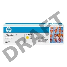 Тонер-картридж HP CC532A желтый для LJ CP2025/CM2320 2800стр.