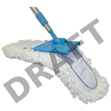 Швабра для пола с насадкой из микрофибры Рыжий кот MopM7 (алюм. телескоп. ручка)