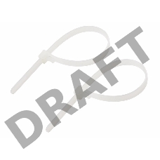 Хомут-стяжка нейлоновая многоразовая REXANT 200x7,5 мм, белая, упаковка 100 шт.