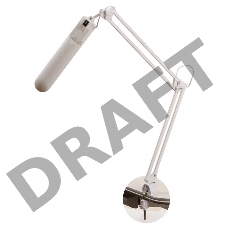 Светильник настольный Трансвит Delta1/Wh на струбцине G23 люминесцентный белый 11Вт