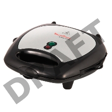 Сэндвичница Moulinex Break Time SW611812 700Вт серебристый/черный