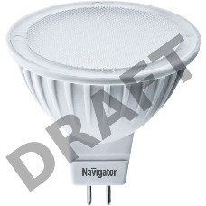 Лампа светодиодная 94 255 NLL-MR16-3-230-3K-GU5.3 3Вт 3000К тепл. бел. GU5.3 225лм 220-240В Navigator 94255