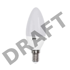 Лампа светодиодная PLED-SP C37 9Вт свеча 5000К холод. бел. E14 820лм 230В JazzWay 2859488A