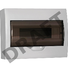 Бокс ЩРН-П-12 модулей навесн. пластик IP41 GENERICA | MKP12-N-12-41-G | IEK