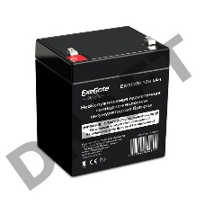 Батарея ExeGate EP211732RUS HR 12-5/EXG1250 (12V 5Ah 1221W), клеммы F2