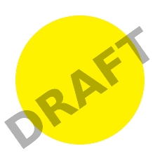 Наклейка информационный знак «Желтый круг» d - 150 мм REXANT