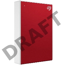 Внешний жесткий диск SEAGATE HDD External ONE TOUCH ( 2.5'/4TB/USB 3.0) Red