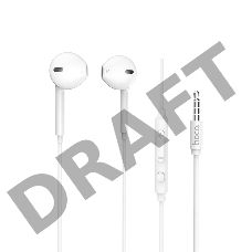 Проводные наушники-вставки с микрофоном Hoco M55 White