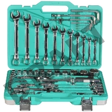 Набор головок и ключей 77 пред. УСИЛЕННЫЙ КЕЙС, МЕТАЛЛ. ЗАМКИ Sturm!