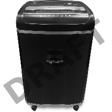 Шредер ГЕЛЕОС УМ35-4 (DIN P-4) фрагмент 3,9x30мм, 26 листов (70гр./м²), 35 литров, Уничт.скобы,скрепки,пл.карты,CD. TouchGuard.JamFree.ECO