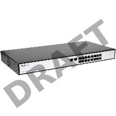Неуправляемый PoE-коммутатор ORIGO OS1218P/190W/A1A 16x100Base-TX PoE+, 2x1000Base-T, PoE-бюджет 190 Вт, корпус металл