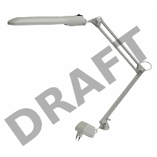 Светильник настольный Трансвит Delta1/Gr на струбцине G23 люминесцентный серый 11Вт