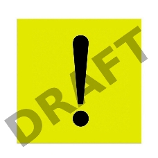 Наклейка информационный знак 