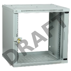 Шкаф ITK LWE3-12U66-GF LINEA WE 12U 600x600 мм дверь стекло серый