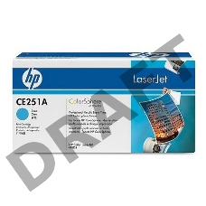 Тонер-картридж HP CE251A голубой для CLJ CM3530/CP3525 7000стр.