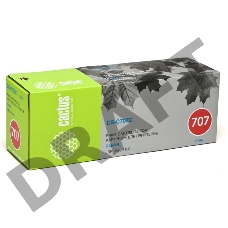 Тонер Картридж Cactus CS-C707C голубой для Canon LBP-5000 (2000стр.)