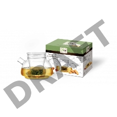 Чайник для заваривания TECO TС-202 1000 мл из стекла c ситом из стекла