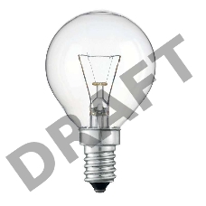 Лампа накаливания ДШ 40Вт E14 (верс.) Лисма 321600300\327301200