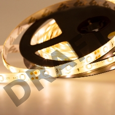 LED лента силикон, 8 мм, IP65, SMD 2835, 60 LED/m, 12 V, цвет свечения теплый белый