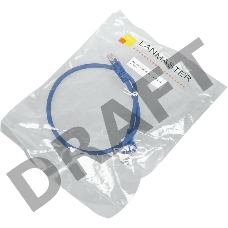 Кабель Патч-корд Lanmaster utp LAN-PC45/U5E-0.5-BL вилка RJ-45-вилка RJ-45 кат.5е 0.5м синий LSZH (уп.:1шт)