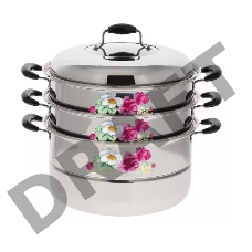 Мантоварка Трехуровневая KELLI KL-4244-30, диаметр 30см (1х4)