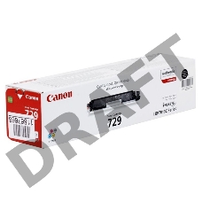Тонер-картридж Canon Cartridge 729BK (4370B002) черный, 1200 стр., для LBP-7010C/7018C