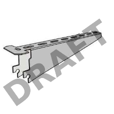 Полка К-1160 сталь 2.0мм цУТ2.5 оцинк. СОЭМИ 112311511