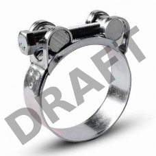 Хомут силовой 48-51-1,2мм, (10 шт/уп) REXANT