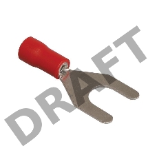 Наконечник НВИ 1.25-3 вилка 0.5-1.5мм (уп.100шт) ИЭК UNL10-D15-4-3