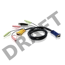 Кабель ATEN CABLE HD15M/USBM/SP/SP-SPHD15M; 1.8M
