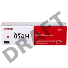 Тонер Картридж Canon 054 H M 3026C002 пурпурный (2300стр.) для Canon MF645Cx/MF643Cdw/MF641Cw/LBP623Cdw/621Cw