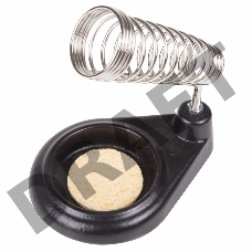 Подставка под паяльник REXANT, чугун, ниша круглая, губка