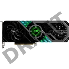 Видеокарта Palit PA-RTX3070 GAMINGPRO OC 8G V1 LHR NVIDIA GeForce RTX 3070 8192Mb 256 GDDR6 1500/14000/HDMIx1/DPx3/HDCP Ret