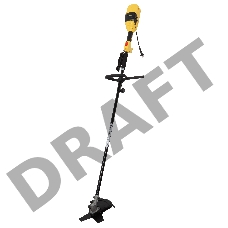 Триммер CHAMPION ET1200A  1200Вт 43/23см верхний двиг., прямая разъемная штанга 5.7кг НОЖ