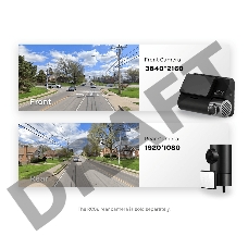 Видеорегистратор 70Mai Dash Cam A800S-1 черный 8Mpix 2160x3840 2160p 140гр. GPS Hisilicon Hi3559V200