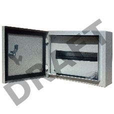 Корпус метал. навес. 250х300х120 12мод. IP54 ЩРН-12 DEKraft 30250DEK