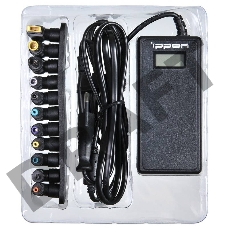Блок питания Ippon D90U автоматический 90W 15V-19.5V 10-connectors 8A 1xUSB 2.1A от бытовой электросети LСD индикатор
