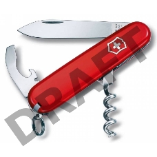 Нож перочинный Victorinox Waiter (0.3303) 84мм 9функций красный карт.коробка