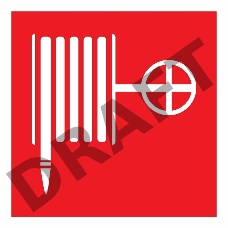 Наклейка знак пожарной безопасности 