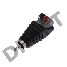 Разъем штекер RCA с быстрозажимной колодкой (блистер) REXANT