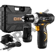 Дрель-шуруповерт Deko GCD12DU3 SET 4 аккум. патрон:быстрозажимной (кейс в комплекте)