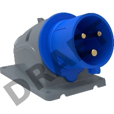 Вилка стационарная ССИ-523 32А-6ч/200-250В 2Р+РЕ IP44 MAGNUM | PSN51-032-3 | IEK