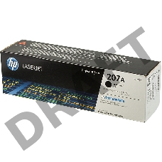 Тонер-картридж HP 207A лазерный черный (1350 стр)
