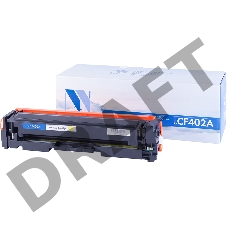 Картридж NV Print совместимый  HP Laser Jet Pro M252, MFP M277 CF402A Yellow (1400k)