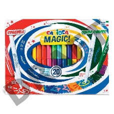 Фломастеры Universal CARIOCA STEREO MAGIC 41369 магические 20шт. (9 измен/ 9 исчез/ 2волшеб.) 