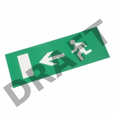 Наклейка для аварийного светильника 