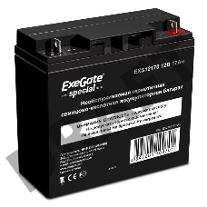 Батарея ExeGate ES255177RUS DTM 1217/EXS12170 (12V 17Ah), клеммы под болт М5