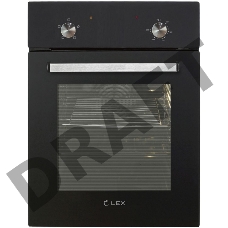 Духовой шкаф Электрический Lex EDM 4540 BL черный, встраиваемый