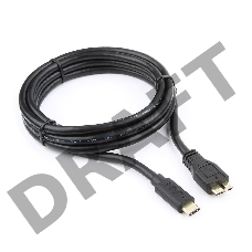 Кабель Cablexpert CCP-USB3-mBMCM-6 USB3.0 microBM/USB3.1TypeC, 1.8м, 