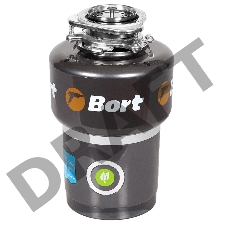 Измельчитель пищевых отходов Bort  TITAN 5000 {560 Вт;  5,2 кг/мин; 3200 об/мин; 1400 мл; Нержавеющая сталь; набор аксессуаров 4 шт} [91275783]